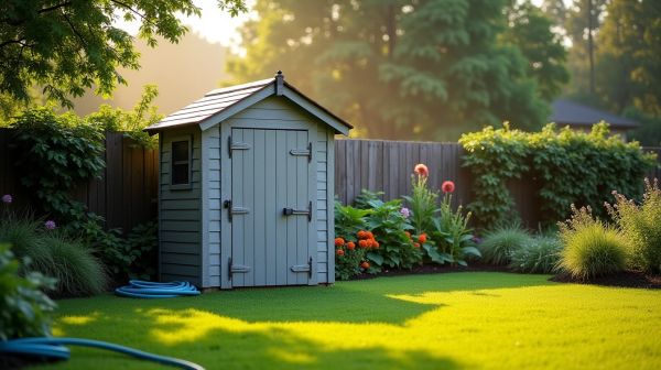Choisir un abri de jardin efficace pour un espace optimisé